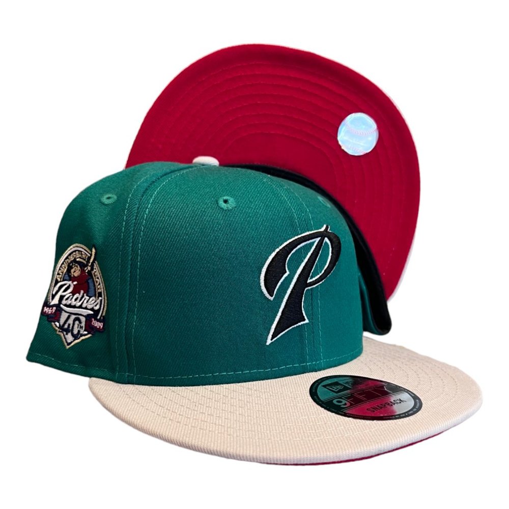 New Era San Diego Padres 9FIFTY Snapback Hat Cap 40th Year Side Patch - Picture 1 of 5